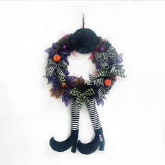 Halloween Skull Wreath
