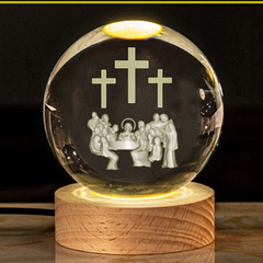 Luminous Crystal Office Display