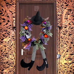Halloween Skull Wreath
