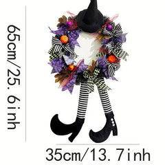 Halloween Skull Wreath