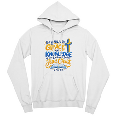 Grace in His Glory — 2 Peter 3:18 Christian Hoodie