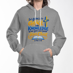Grace in His Glory — 2 Peter 3:18 Christian Hoodie