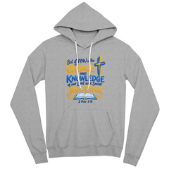 Grace in His Glory — 2 Peter 3:18 Christian Hoodie