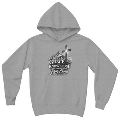 Grace Upon the Mountain — 2 Peter 3:18 Christian Youth Hoodie