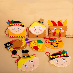 Thanksgiving Mini Backpack DIY Craft Kit for Decor